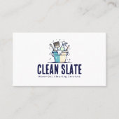Schoonmaakservice verhuizing Foto QR-code Visitekaartje (Voorkant)