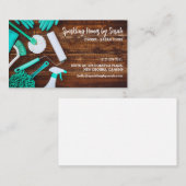 Schoonmaakservice visitekaartjes Huisreiniger (Voorkant / Achterkant)