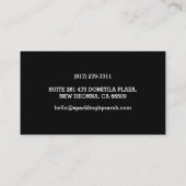 Schoonmaakservice visitekaartjes Huisreiniger (Achterkant)