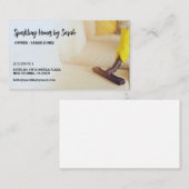 Schoonmaakservice visitekaartjes Huisreiniger (Voorkant / Achterkant)