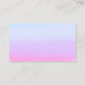 Schoonmaakservice voor Classy House Maid Blue Ombr Visitekaartje (Achterkant)