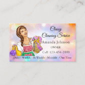 Schoonmaakservice voor Classy House Maid Glitter S Visitekaartje (Voorkant)
