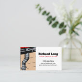 Schoonmaakservice voor goot visitekaartje (Staand voorkant)