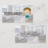 Schoonmaakservice voor schoonmaaksters | Schoon in Visitekaartje (Voorkant / Achterkant)