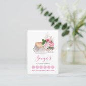 Schoonmaakservice Waterverf schoonmaakborstel Klantenkaartje (Staand voorkant)