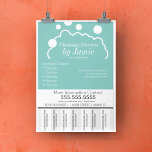 Schoonmaakservice Zakelijke luiers Scheuren uit st Flyer<br><div class="desc">Moderne brochures voor reinigingsservice</div>