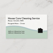 Schoonmaakservice - Zakelijke profielkaarten Visitekaartje (Voorkant)