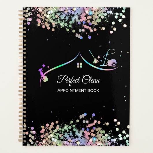 Schoonmaakservices: Maid Appointment Book Planner (Voorkant)