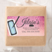 Schoonmaakservices Mop Bubbles Glitter Etiket (Insitu)