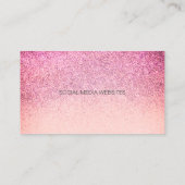 Schoonmaakservices Mop Bubbles Glitter Visitekaartje (Achterkant)