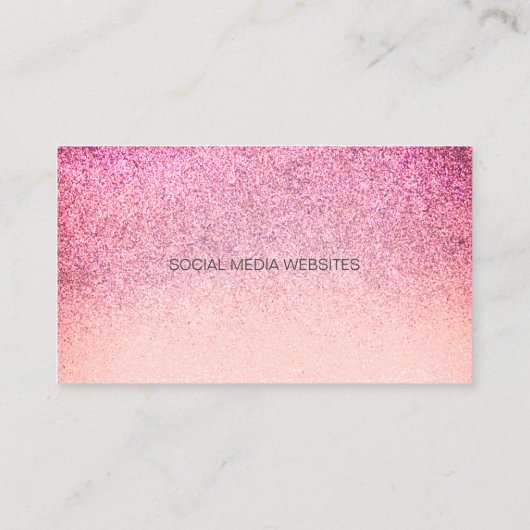 Schoonmaakservices Mop Bubbles Glitter Visitekaartje (Achterkant)