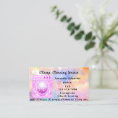 Schoonmaakservices voor Classy House Maid Pink Lau Visitekaartje (Staand voorkant)