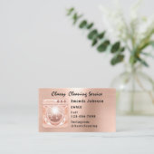 Schoonmaakservices voor Classy House Maid QRCODE S Visitekaartje (Staand voorkant)