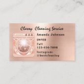 Schoonmaakservices voor Classy House Maid QRCODE S Visitekaartje (Voorkant)