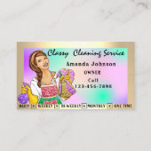 Schoonmaakservices voor Kantoor in het klashuis, g Visitekaartje (Voorkant)