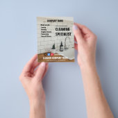 SCHOONMAAKSPECIALIST schoonmaker kantoor loodgiete Flyer (Hand)