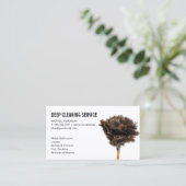 Schoonmaakspray Bezem | Veer Stoffer Visitekaartje (Staand voorkant)