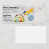 Schoonmaakspray | Schoonmaaksters Visitekaartje (Voorkant / Achterkant)