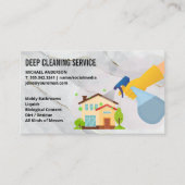 Schoonmaakspray | Schoonmaaksters Visitekaartje (Voorkant)