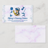 schoonmaakster | Home Services | luchtbellen Visitekaartje (Voorkant / Achterkant)