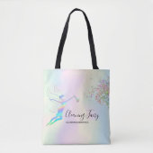 Schoonmaakster Huis Sparkling Holograph Fairy Mok Tote Bag (Voorkant)