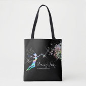 Schoonmaakster Huis Sparkling Holograph Fairy Mok Tote Bag (Voorkant)