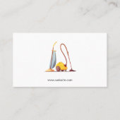 Schoonmaakster | Huishoudelijke diensten Visitekaartje (Achterkant)