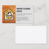 Schoonmaakster | Huishoudelijke Hulpen Visitekaartje (Voorkant / Achterkant)