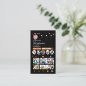 Schoonmaakster Instagram Sinaasappel Housekeeping  Visitekaartje (Staand voorkant)