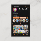 Schoonmaakster Instagram Sinaasappel Housekeeping  Visitekaartje (Voorkant)