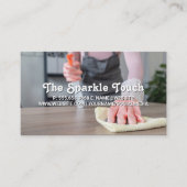 Schoonmaakster Kantoor Visitekaartje (Voorkant)