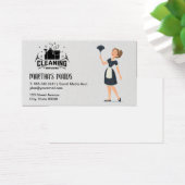 Schoonmaakster | Schoonmaakgereedschap voor thuis Visitekaartje (Bureau)