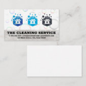 Schoonmaaksters | Zeepbellen Visitekaartje (Voorkant / Achterkant)