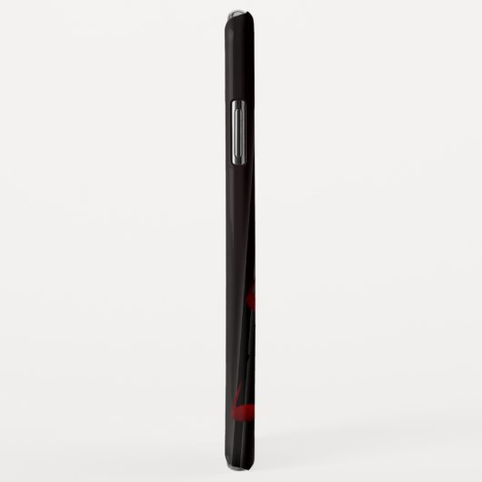 Schoonmaakstof voor piano- en rode bomen Case-Mate iPhone case (Achterkant/rechts)