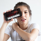 Schoonmaakstof voor piano- en rode bomen Case-Mate iPhone case