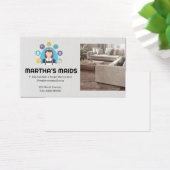 Schoonmaaktaken pictogrammen | Woonkamer Visitekaartje (Bureau)