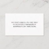 Schoonmaakteam | Huishoudelijke Diensten Visitekaartje (Achterkant)