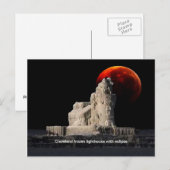 Schoonmaakvuurtoren en briefkaart van vuurtoren (Voorkant / Achterkant)