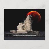 Schoonmaakvuurtoren en briefkaart van vuurtoren (Voorkant)