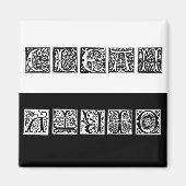 Schoonmaakwasmachine en vuilniswasmachine Magnet (Voorkant)