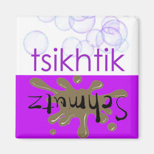 Schoonmaakwasmachine Magnet - Jiddisch