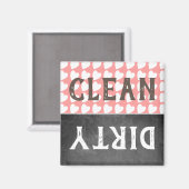 Schoonmaakwasmachine voor vuil roze harten Chalkbo Magneet (Voorkant / Achterkant)