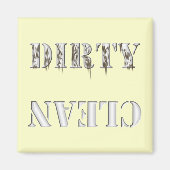 Schoonmaakwasmachine/vuil Magneet (Voorkant)