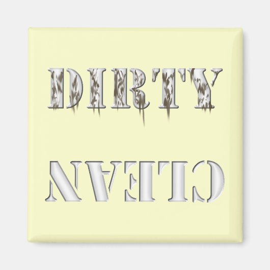 Schoonmaakwasmachine/vuil Magneet (Voorkant)