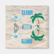 Schoonmaakwasmachine/vuile wasmachine