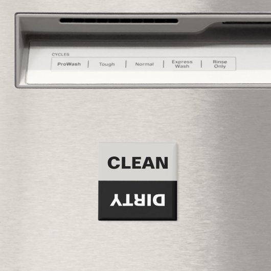 Schoonmaakwasmachine/vuile wasmachine magneet (Insitu (Vaatwasser))