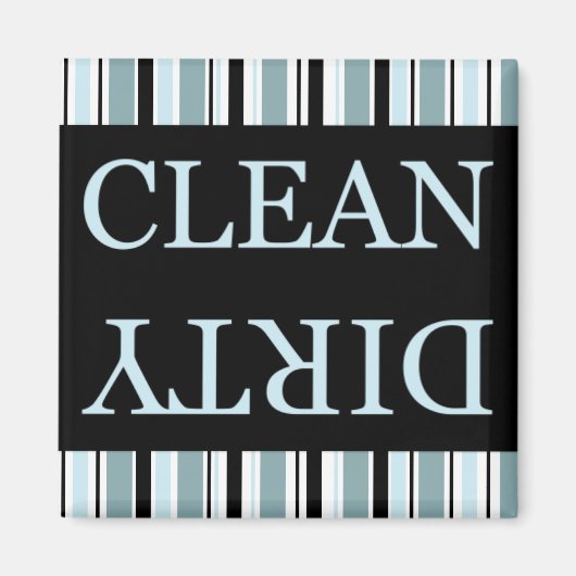 Schoonmaakwasmachine/vuilwasmachine Magnet (Voorkant)