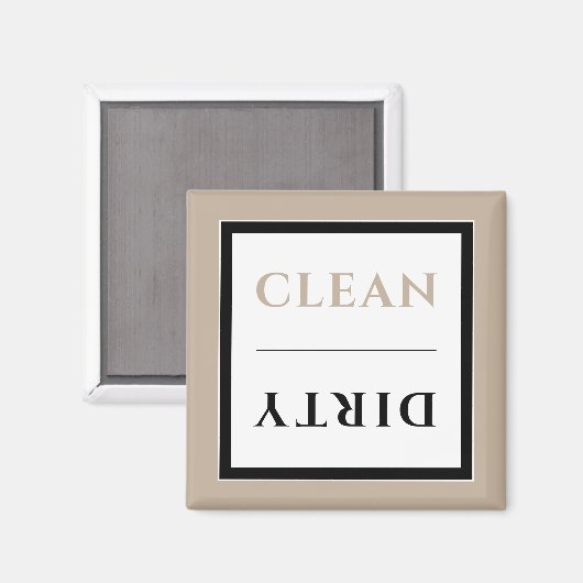 Schoonmaakwasmachine/vuilwasmachine Magnet | Neutr (Voorkant / Achterkant)