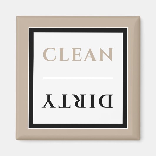 Schoonmaakwasmachine/vuilwasmachine Magnet | Neutr (Voorkant)