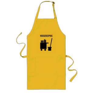 Schoonmaakzak aprons voor schoonmaakdienst lang schort